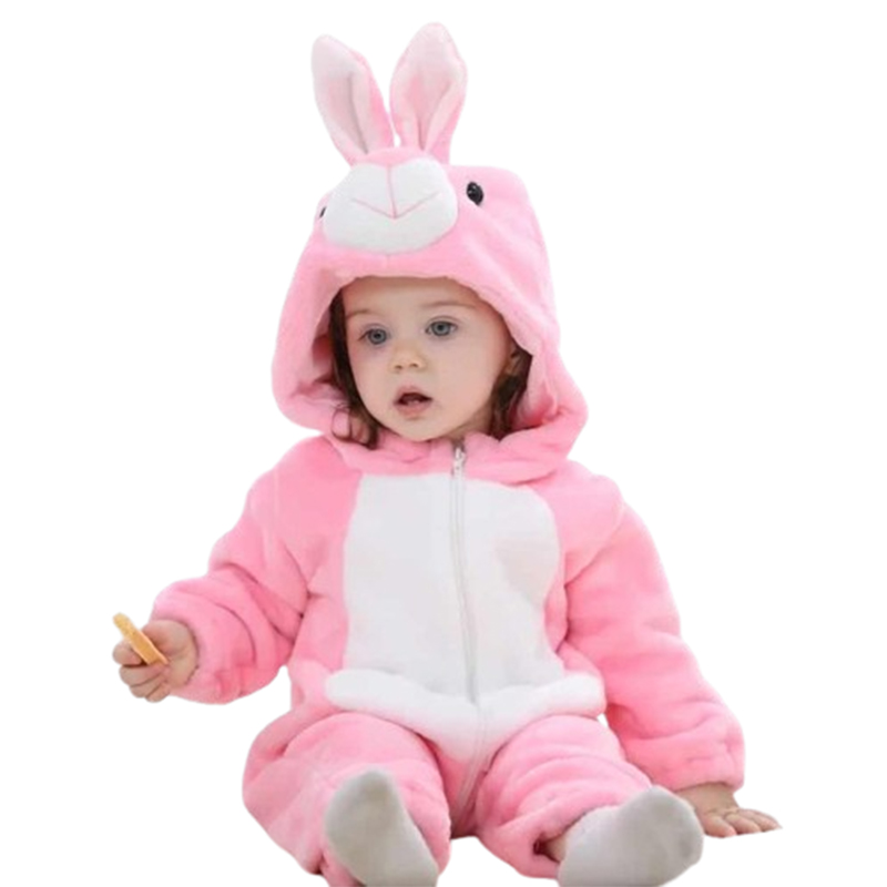 Różowa piżama dziecięca królik