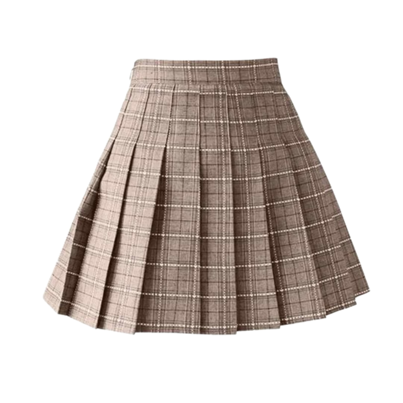 Plisowana spódnica mini w kratkę rozmiar XS/S