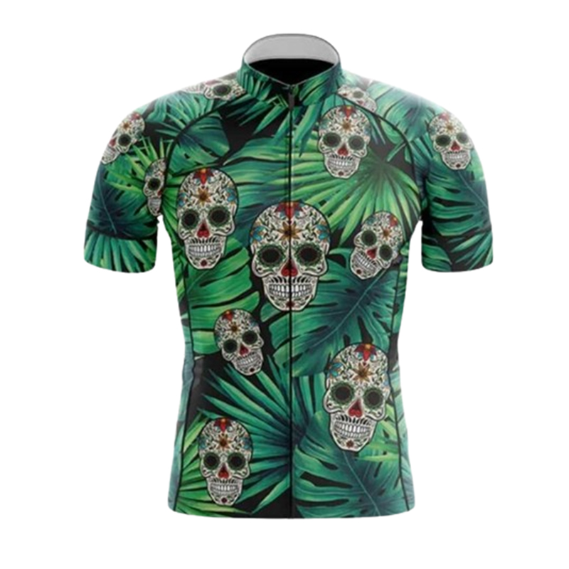 Koszulka rowerowa wzorzysta z krótkim rękawem