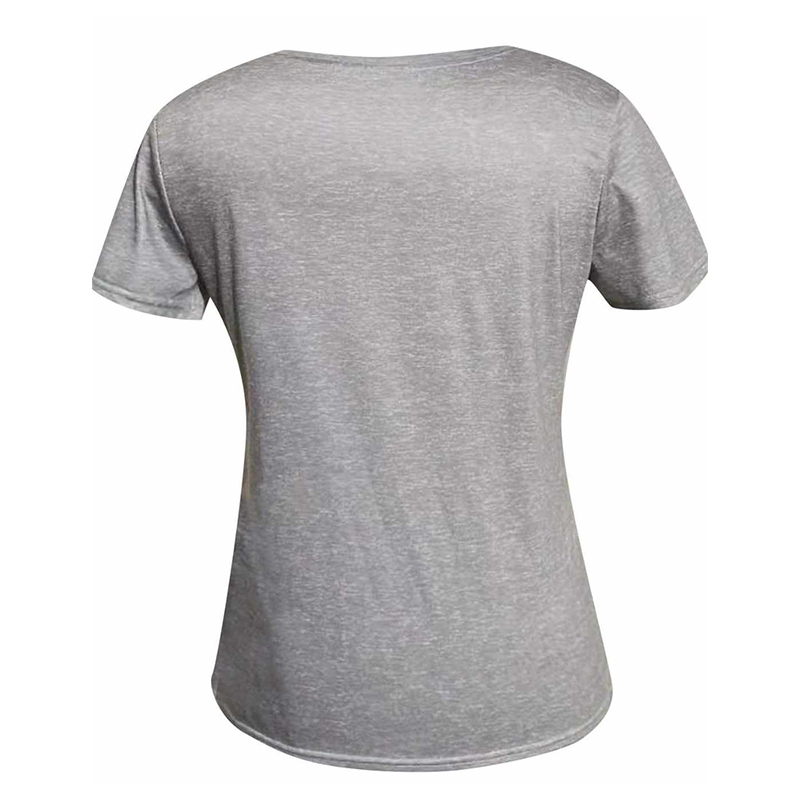 Koszulka szara z nadrukiem rozmiar XL - obrazek 2