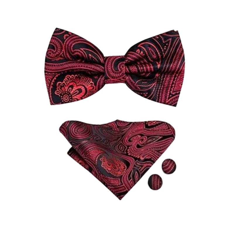 ZESTAW GARNITUROWY MUSZKA POSZETKA SPINKI