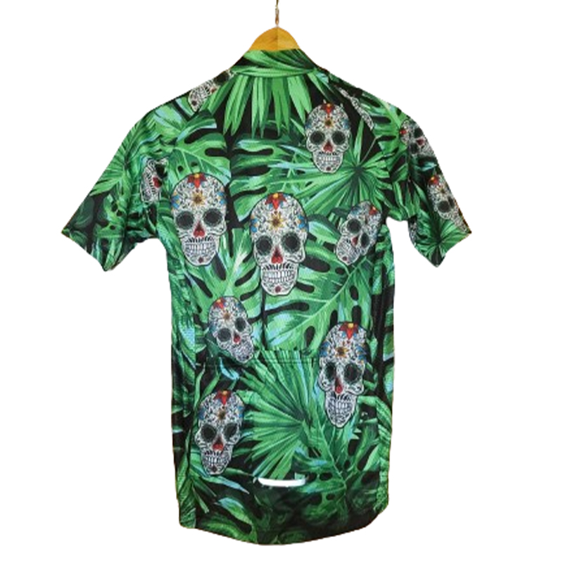 Koszulka rowerowa wzorzysta z krótkim rękawem - obrazek 3