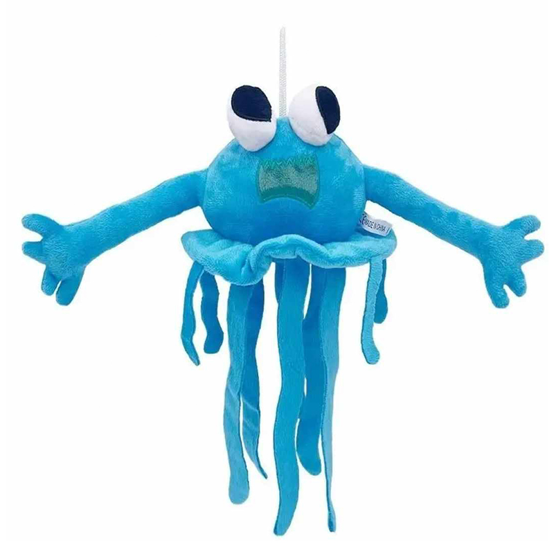 MASKOTKA PLUSZOWA ZABAWKA NIEBIESKA MEDUZA