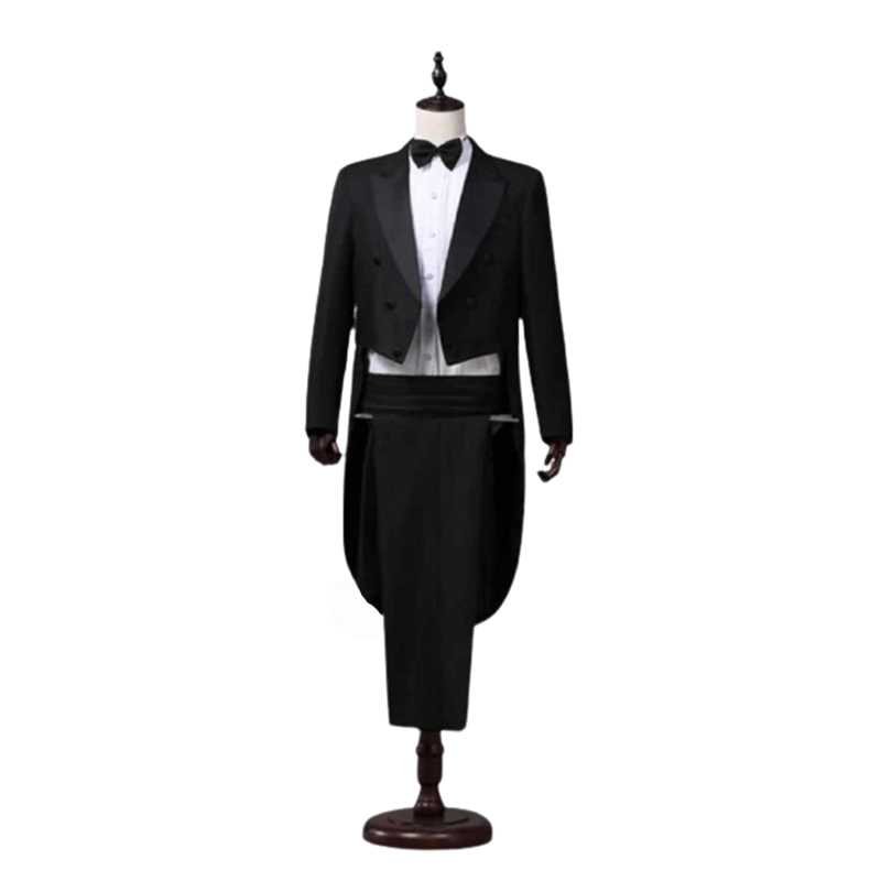 Elegancki chłopięcy komplet frak 5-częściowy garnitur