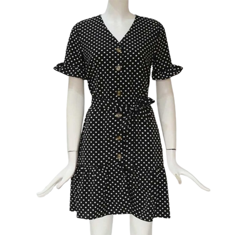 Damska letnia sukienka w groszki rozmiar M