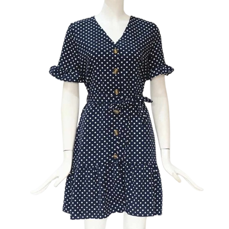 Damska letnia sukienka w groszki rozmiar L