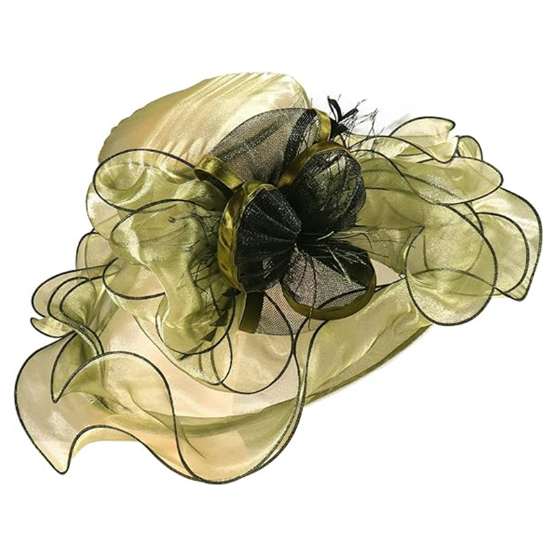 Elegancki kapelusz z szerokim rondem