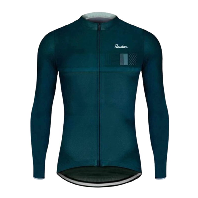 Koszulka rowerowa zielona z długim rękawem