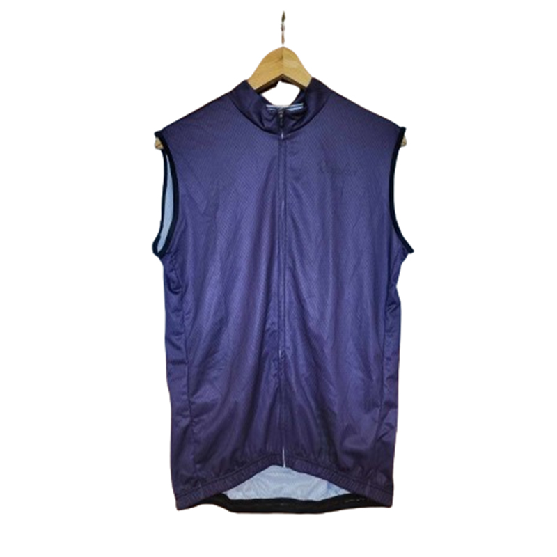 Koszulka rowerowa fioletowa bez rękawów