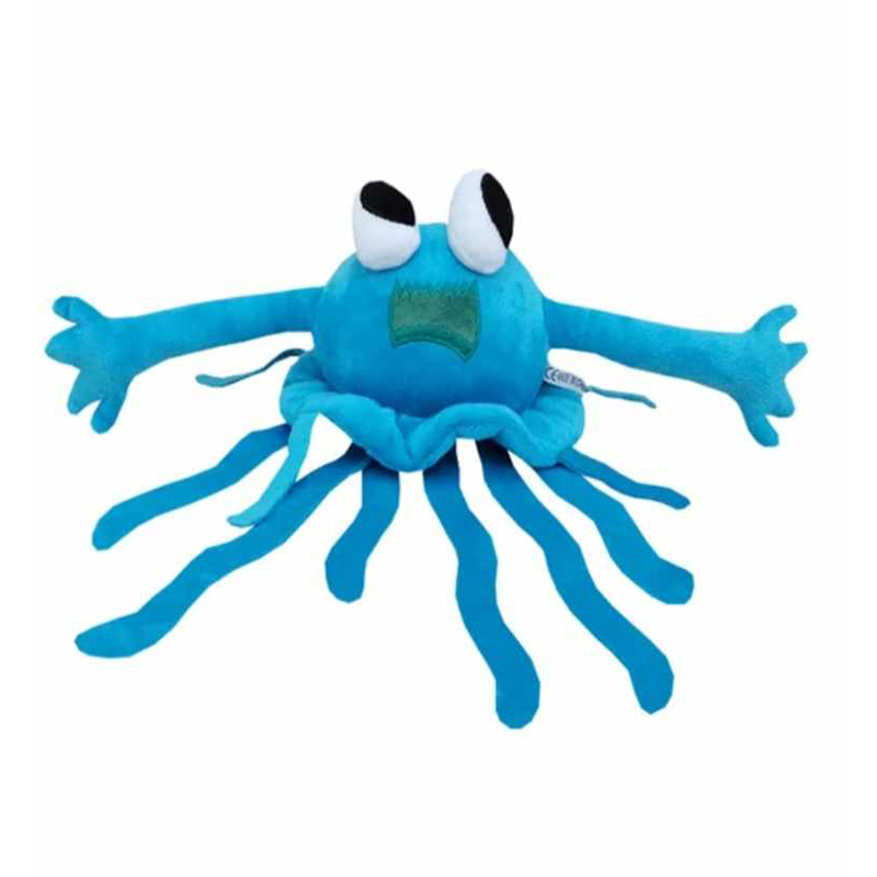 MASKOTKA PLUSZOWA ZABAWKA NIEBIESKA MEDUZA - obrazek 2