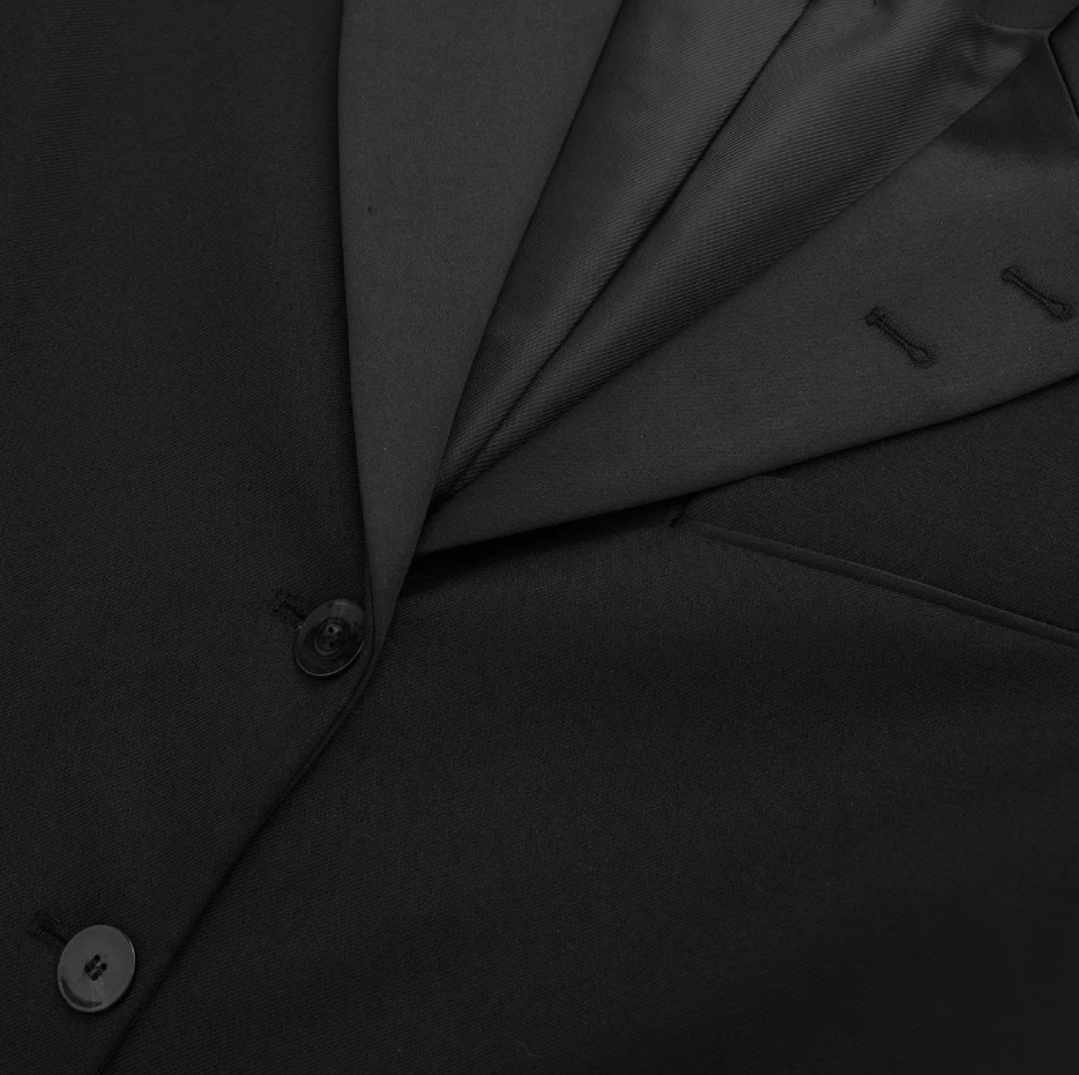 Damska krótka czarna marynarka rozmiar L - obrazek 3