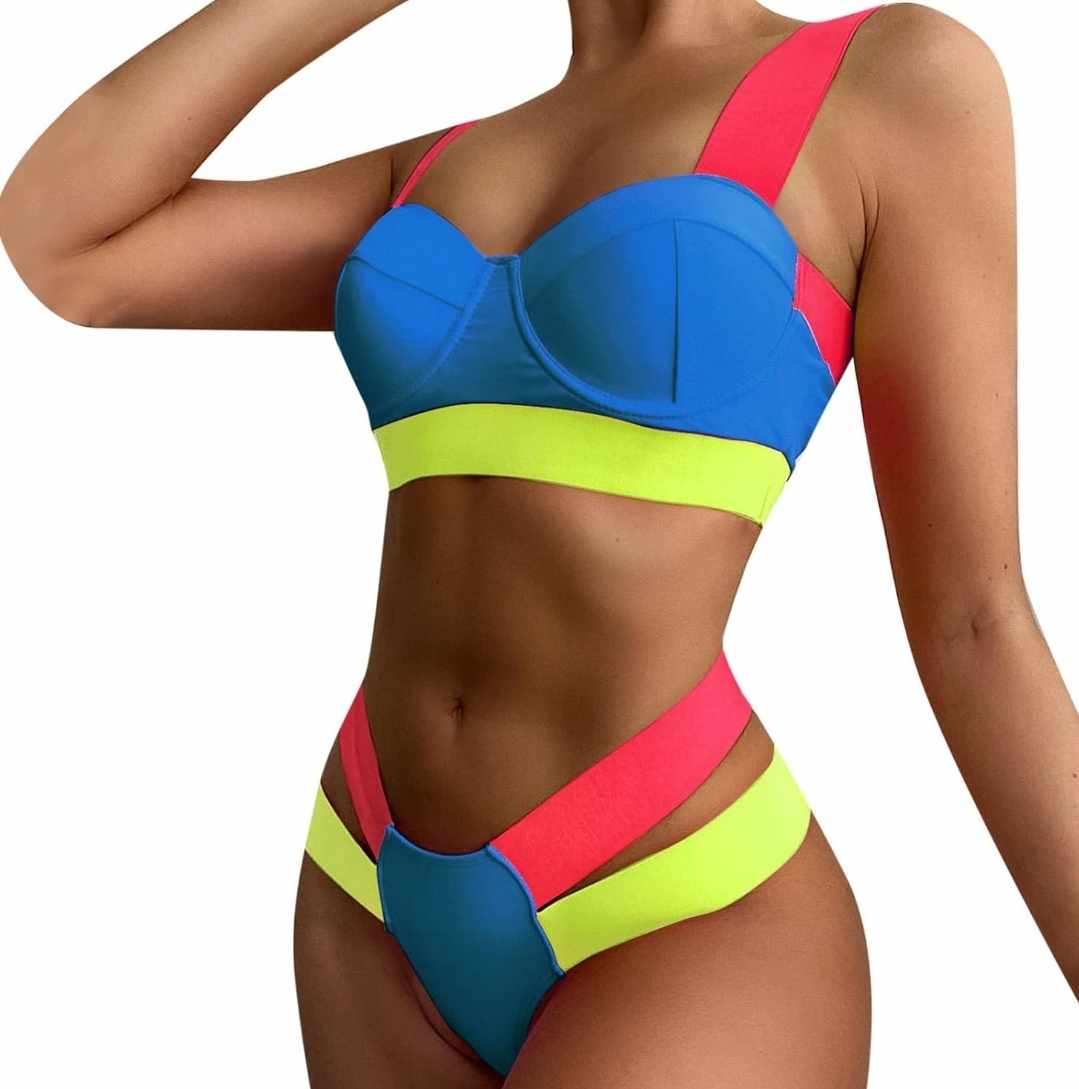 Damski strój kąpielowy dwuczęściowy - obrazek 3