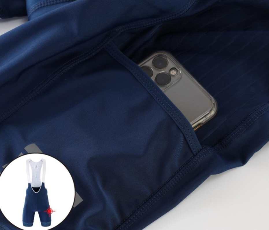 Spodenki rowerowe z szelkami rozmiar M z wkładką - obrazek 6