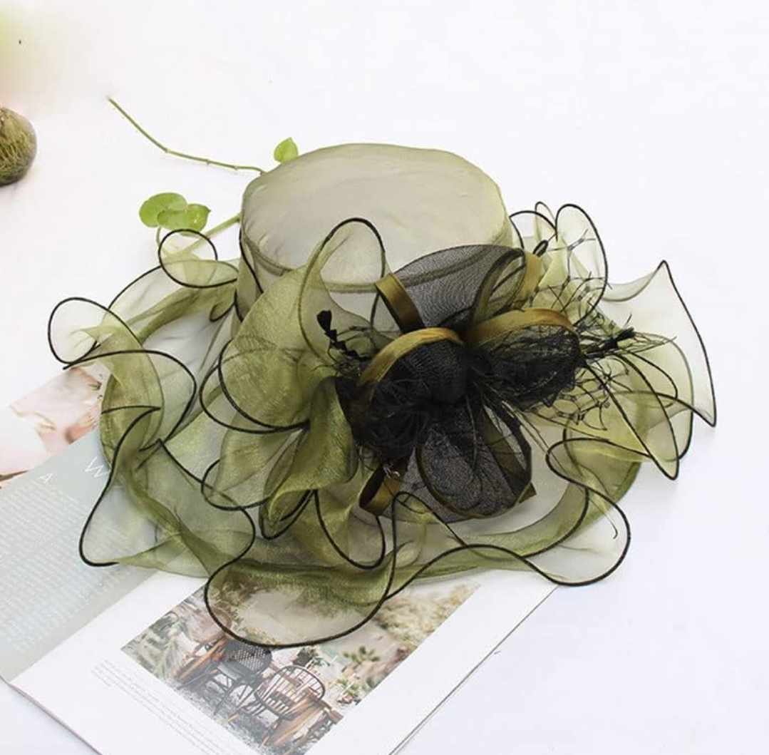 Elegancki kapelusz z szerokim rondem - obrazek 2