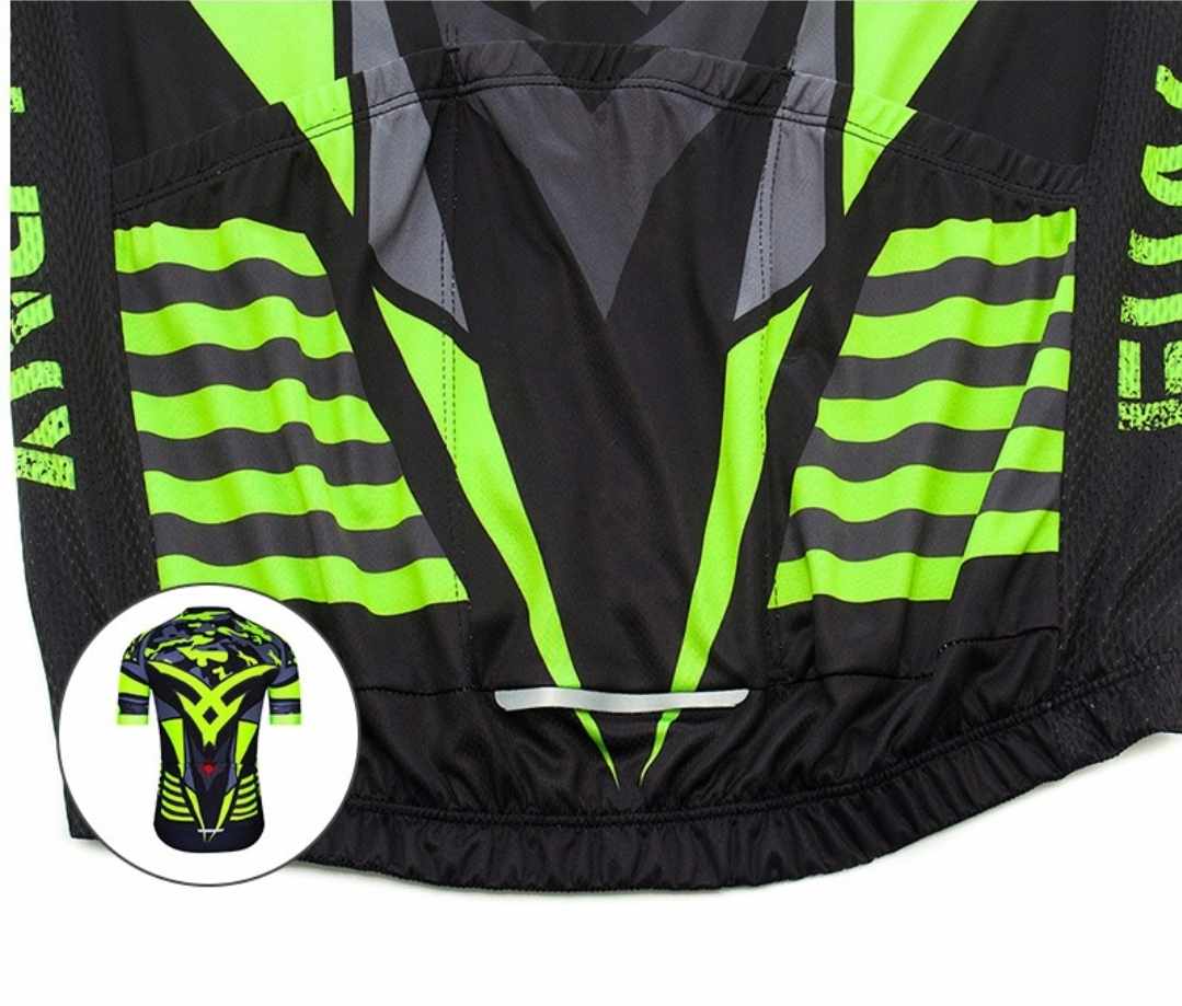 Koszulka rowerowa Fualrny męska z krótkim rękawem - obrazek 4