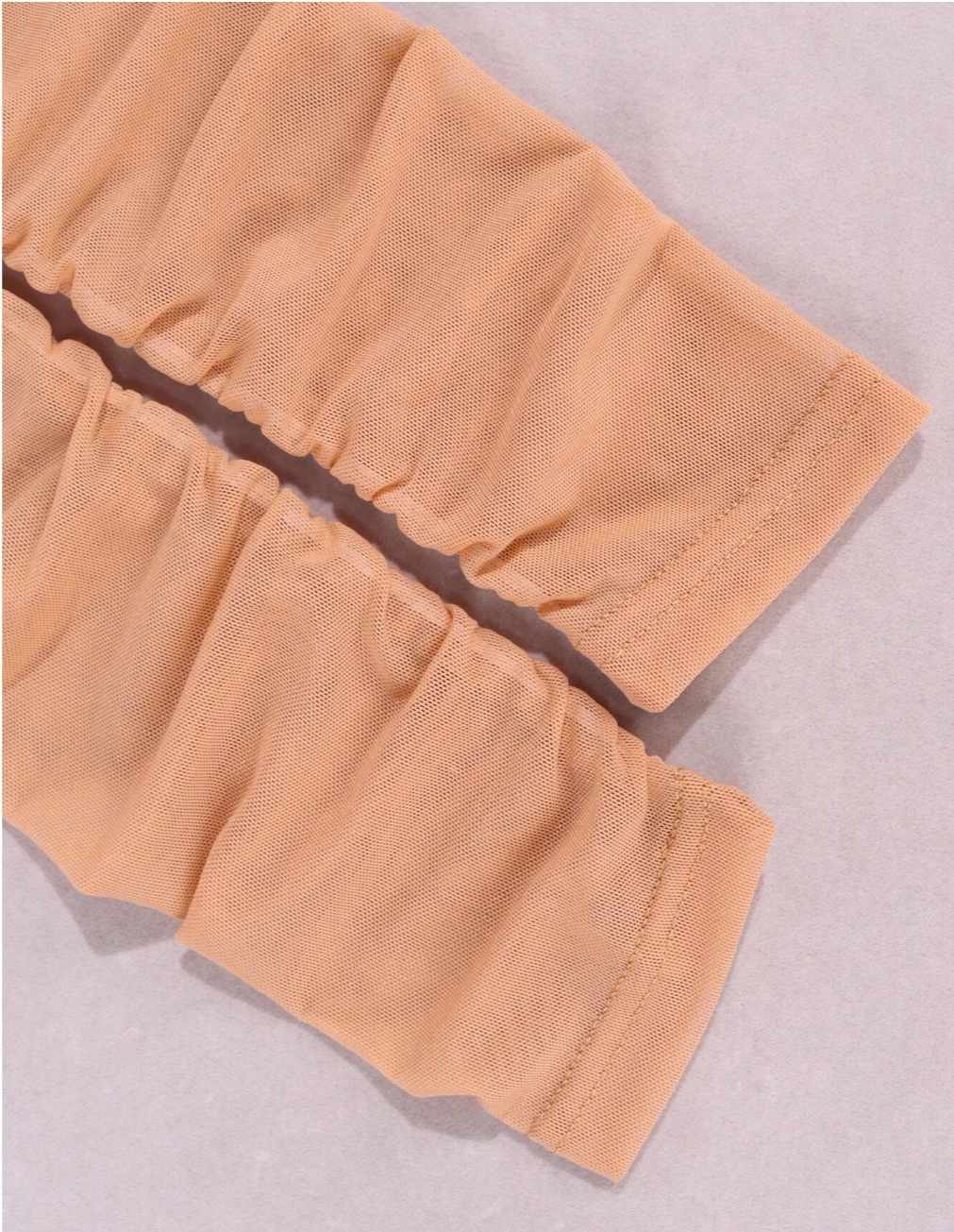 Mini sukienka marszczona z długim rękawem rozmiar S - obrazek 6