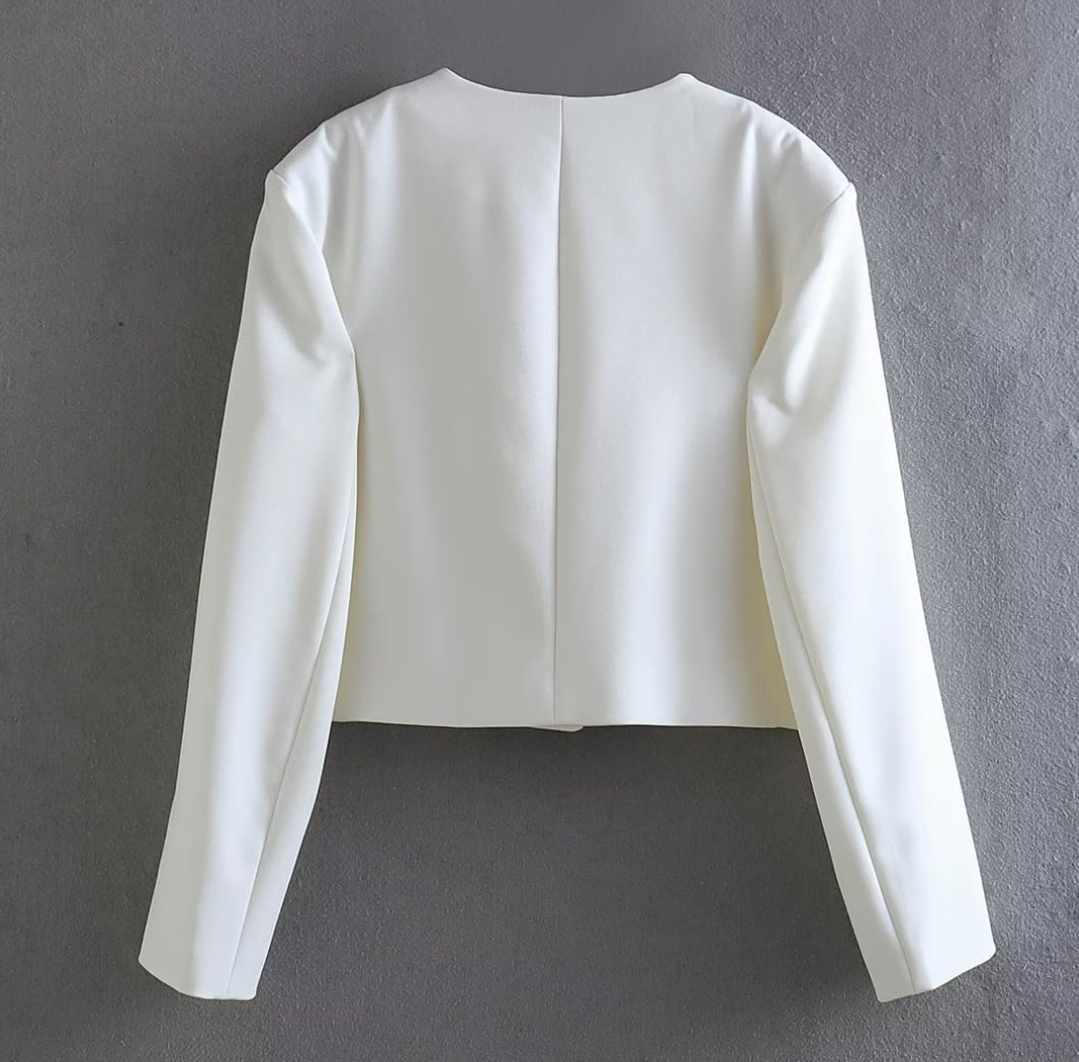 Damska krótka marynarka rozmiar XL - obrazek 3