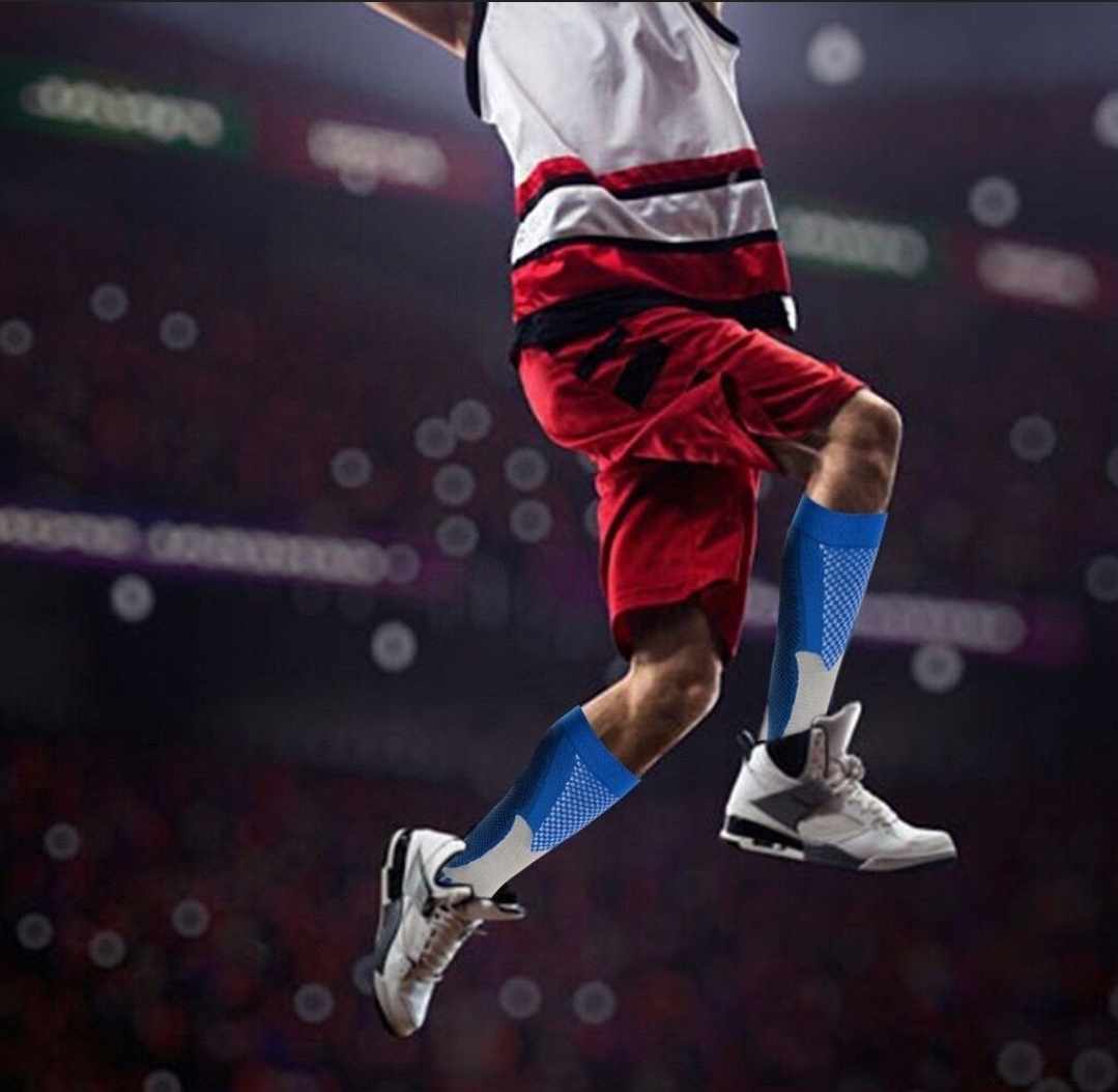 DŁUGIE SKARPETY SPORTOWE DO KOLAN 3PARY S/M - obrazek 6