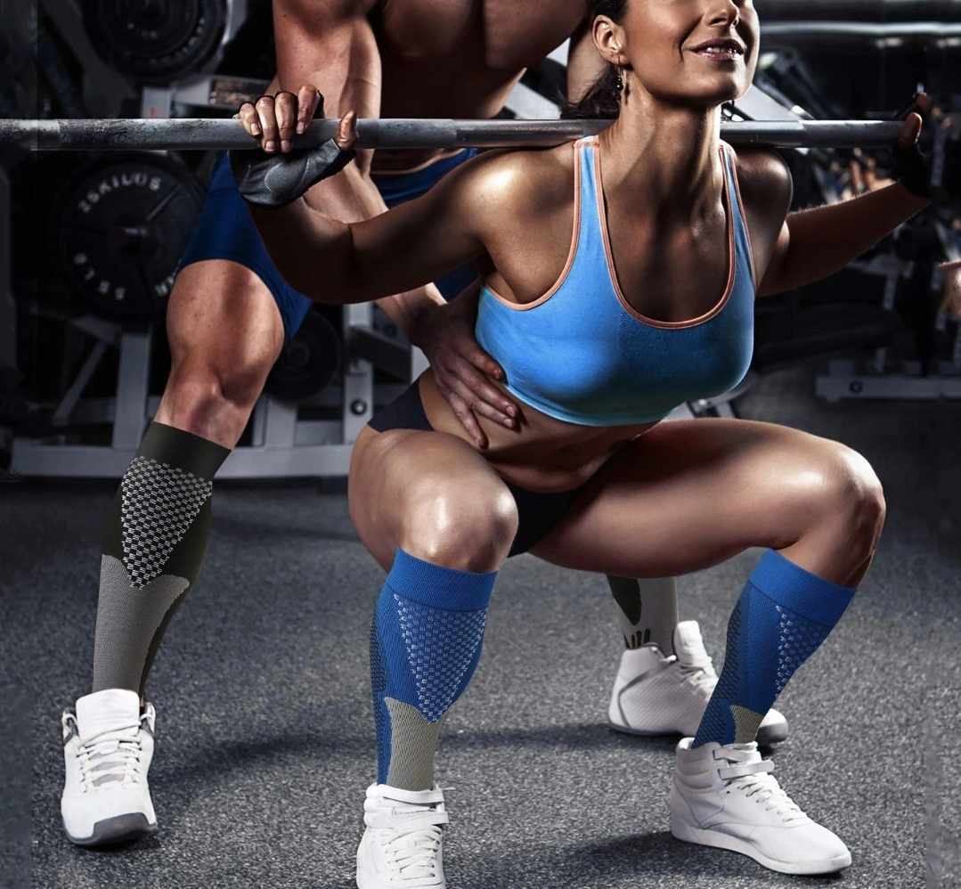 DŁUGIE SKARPETY SPORTOWE DO KOLAN 3PARY S/M - obrazek 5