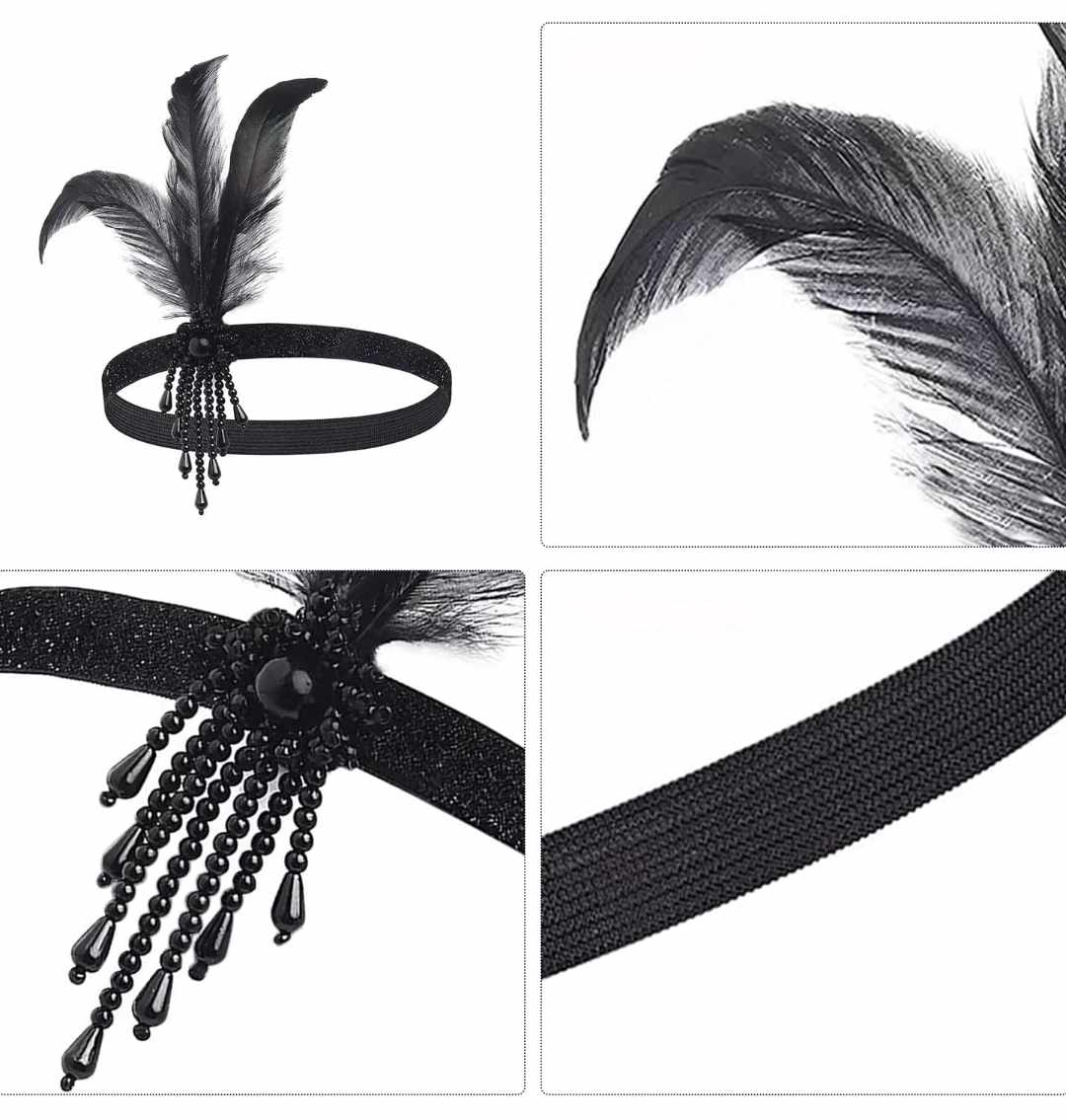 Zestaw Akcesoria Retro lata 20 Komplet - obrazek 5