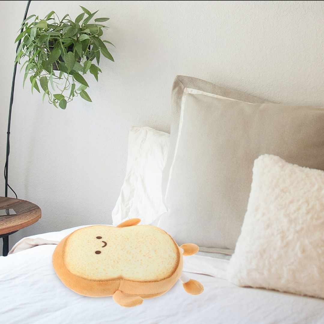 MASKOTKA KROMKA CHLEBA PLUSZOWA ZABAWKA/PODUSZKA - obrazek 4