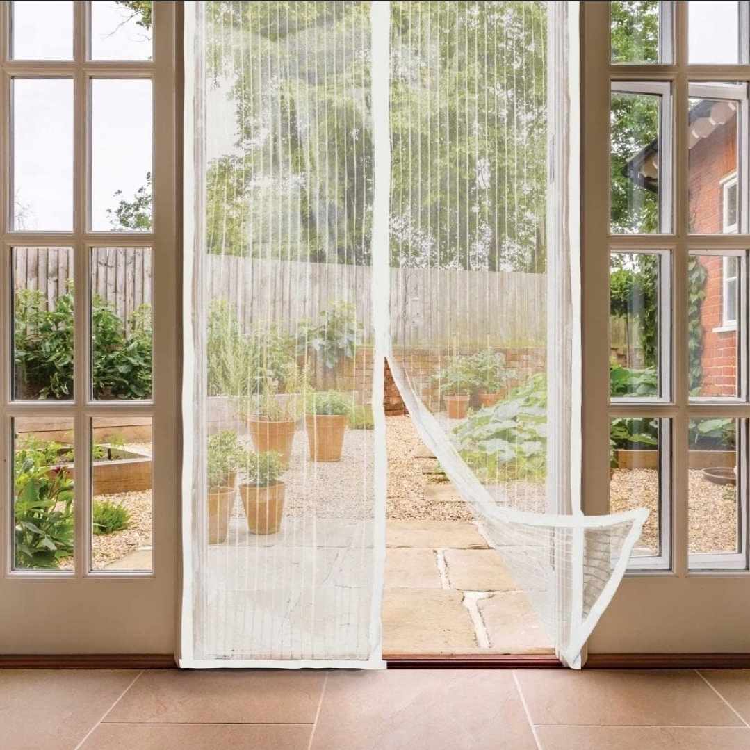 Moskitiera na drzwi z zapięciem na magnes 80x190 - obrazek 2