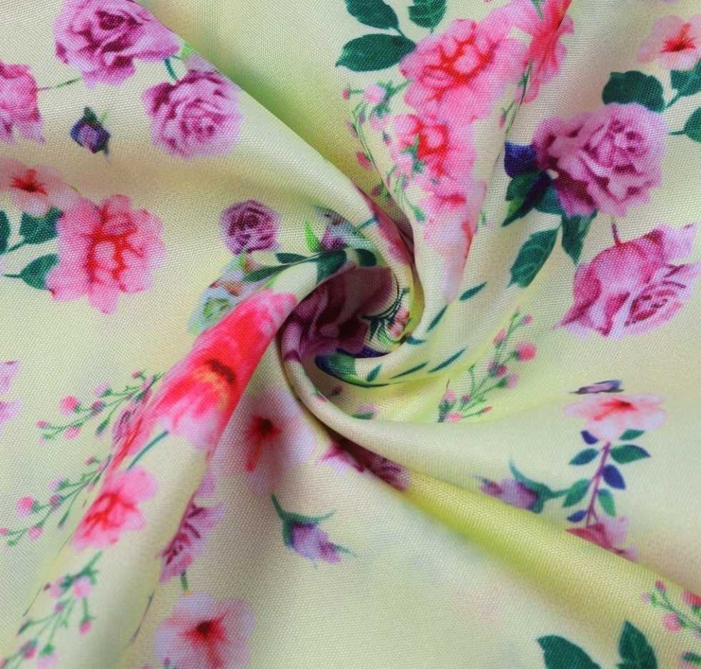 Sukienka letnia midi w kwiaty rozmiar XS/S - obrazek 5