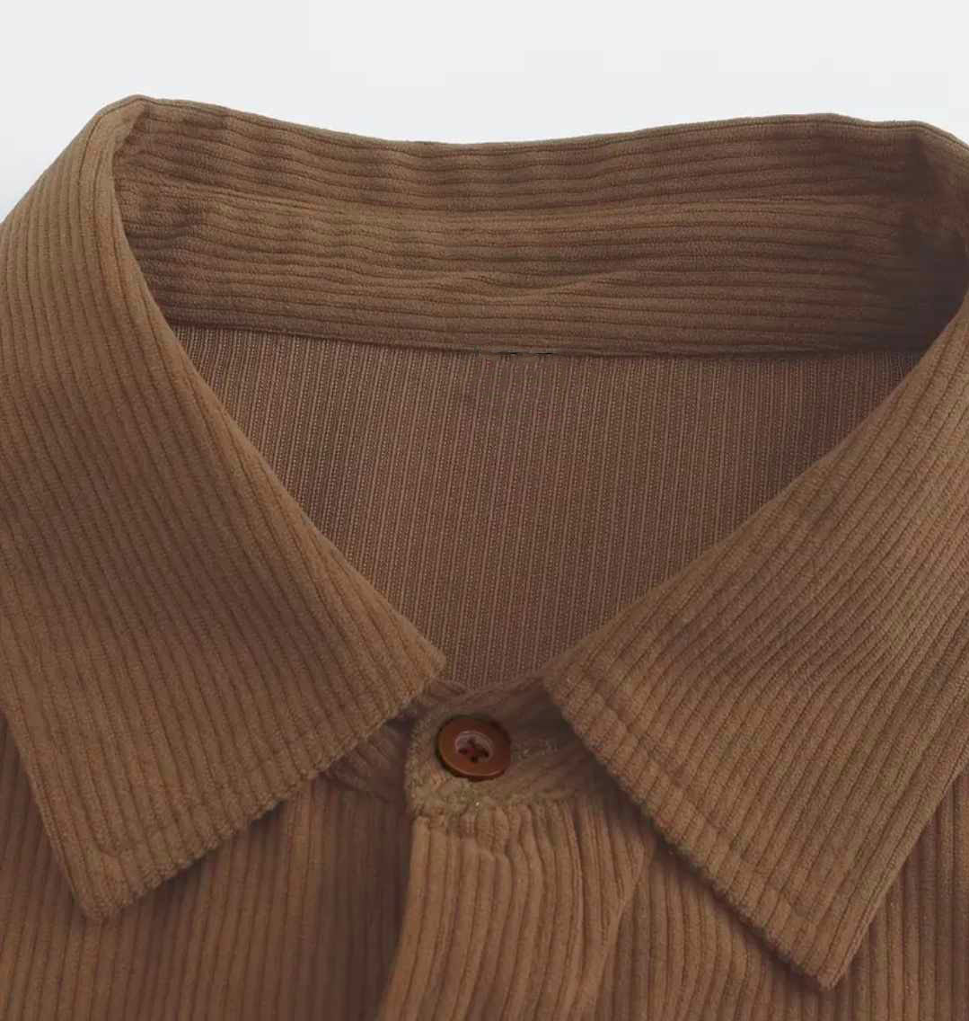 Męska sztruksowa koszula rozmiar L - obrazek 3