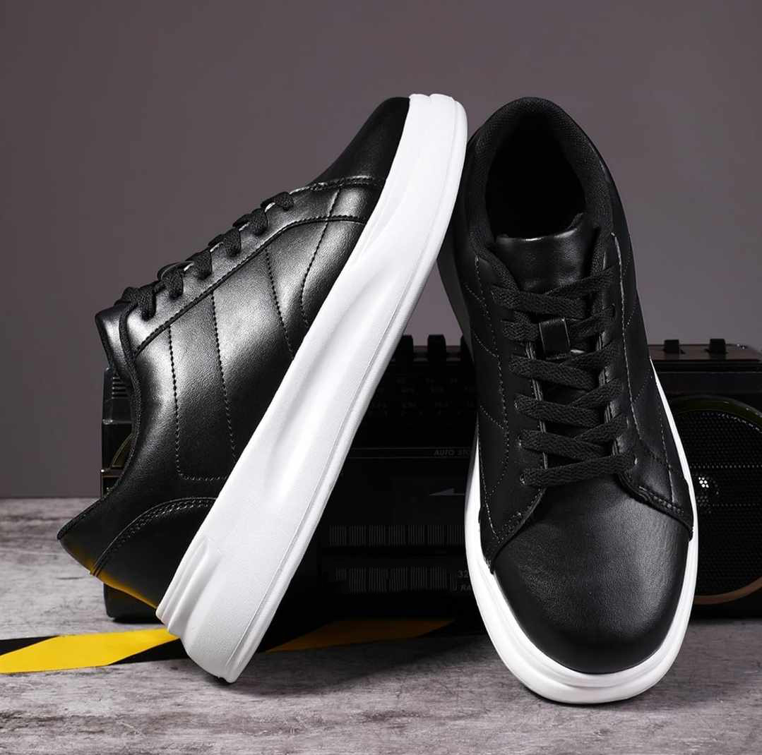 Męskie/Młodzieżowe trampki czarne rozmiar 42 - obrazek 6