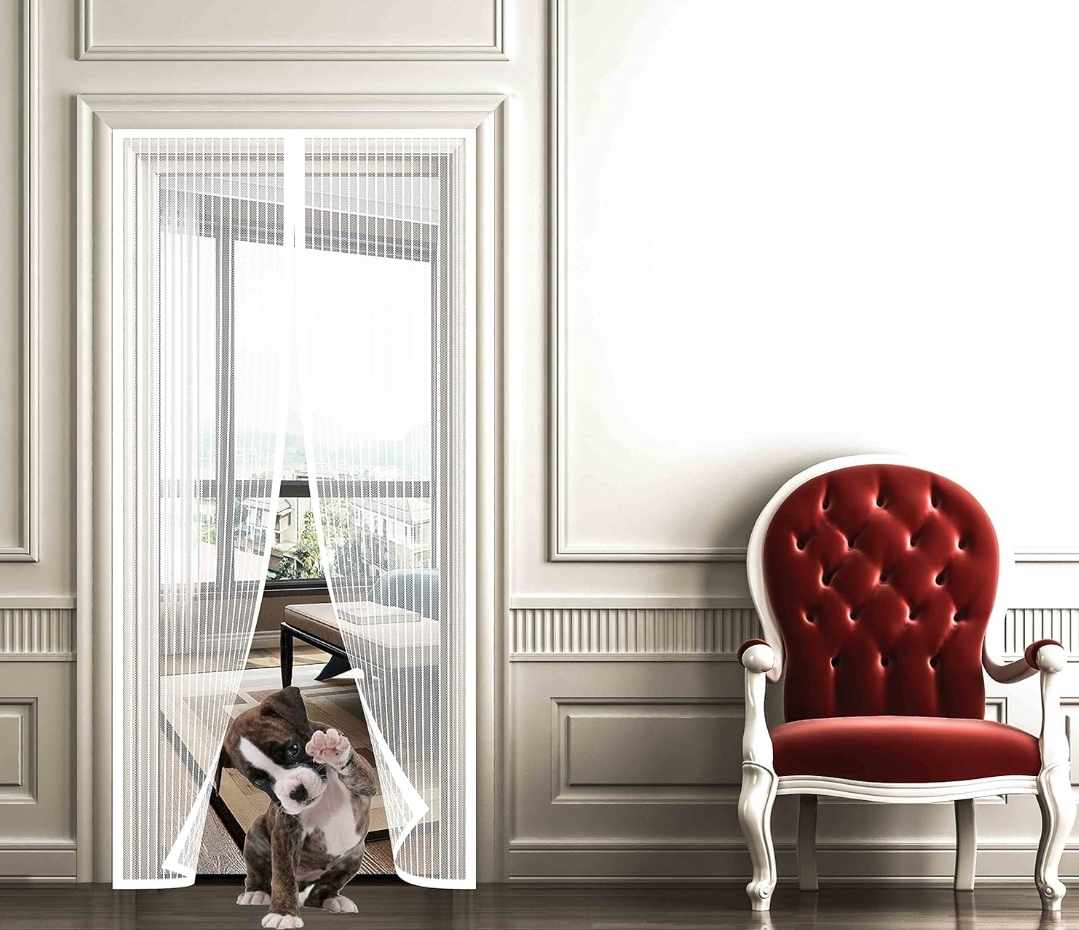 Moskitiera na drzwi z zapięciem na magnes 80x190 - obrazek 6