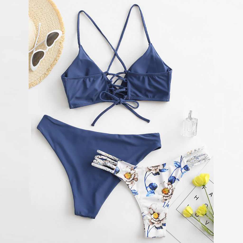 Strój kąpielowy 2x majtki 1x biustonosz rozmiar L - obrazek 2