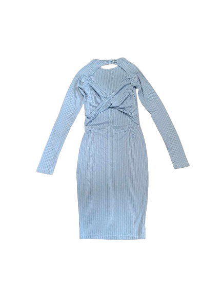 Ołówkowa sukienka midi z wycięciami na plecach XS/S - obrazek 3