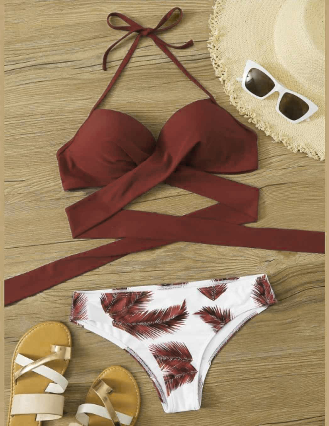 Damski strój kąpielowy dwuczęściowy L - obrazek 5