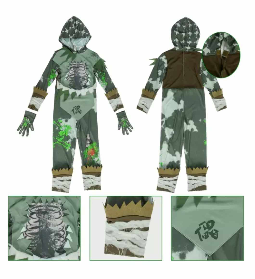 Kostium przebranie ZOMBIE NINJA rozmiar 128 - obrazek 2