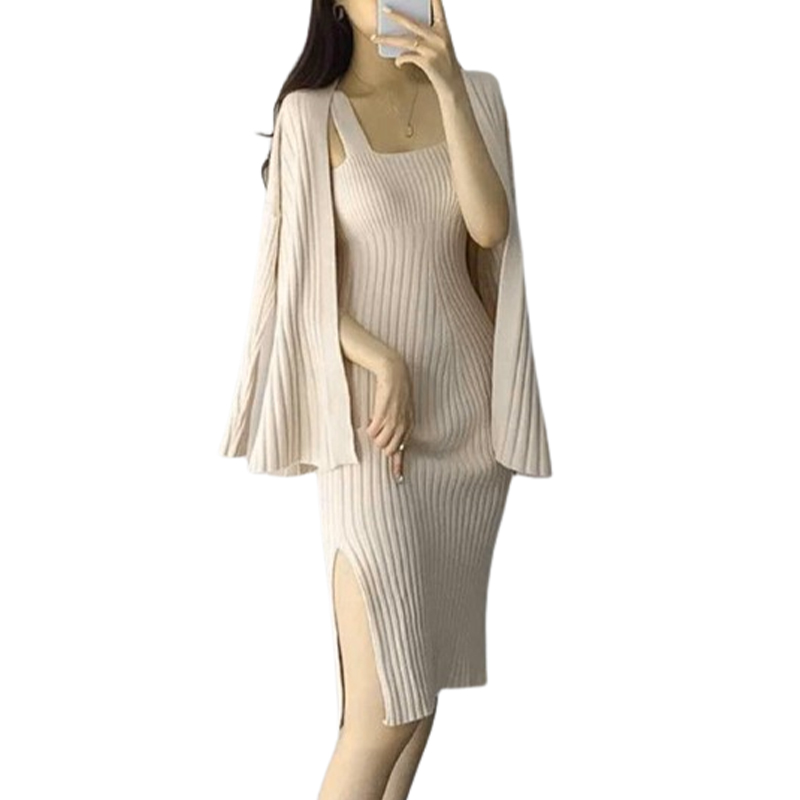 Dzianinowy komplet dwuczęściowy rozmiar S/M