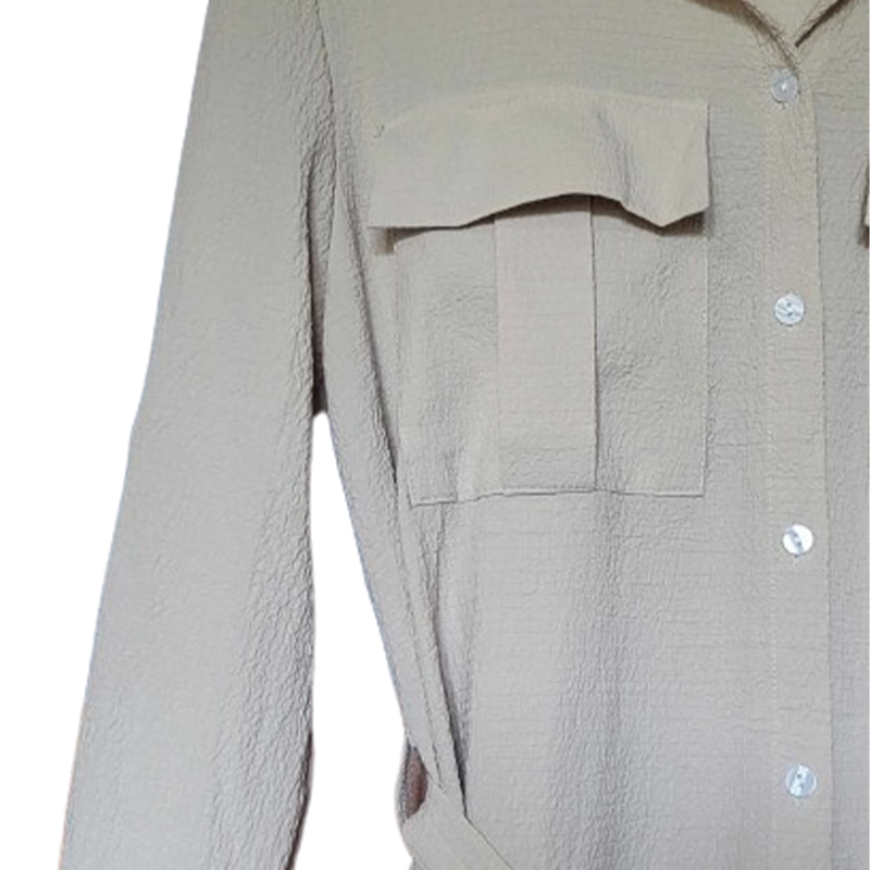 Sukienka koszulowa midi rozmiar L - obrazek 5