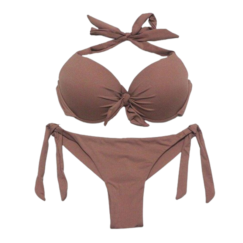 Dwuczęściowy wiązany strój kąpielowy M