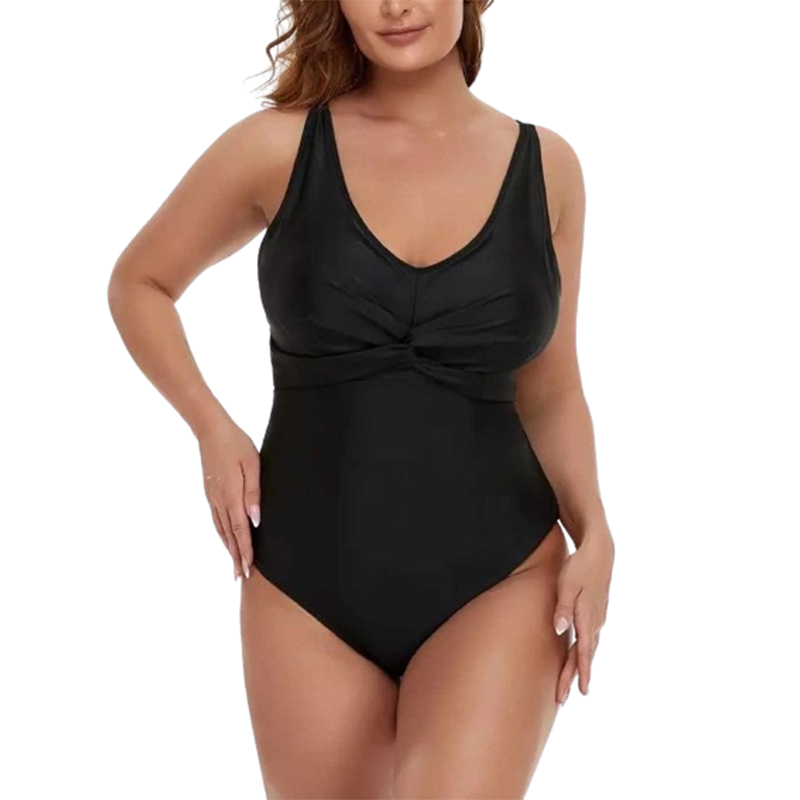 Jednoczęściowy strój kąpielowy z marszczeniami XL