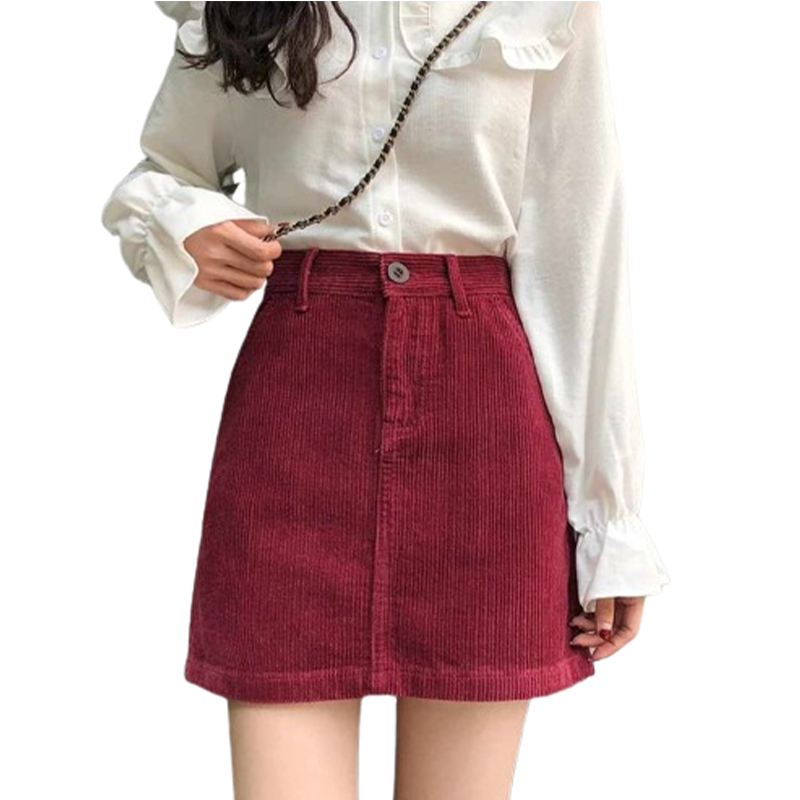 Spódnica sztruksowa mini rozmiar M