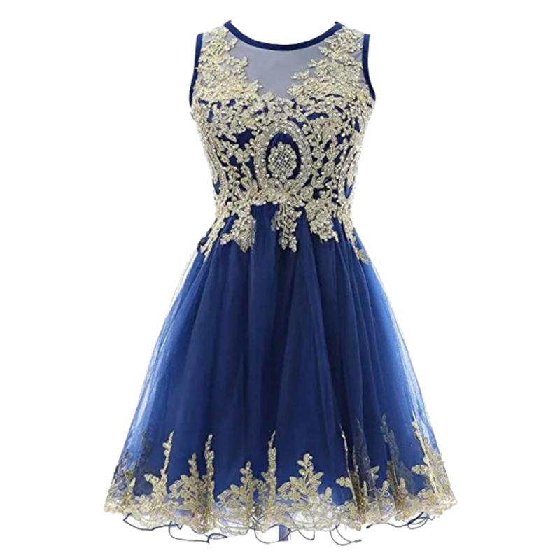 Tiulowa elegancka sukienka koronkowa ze zdobieniami