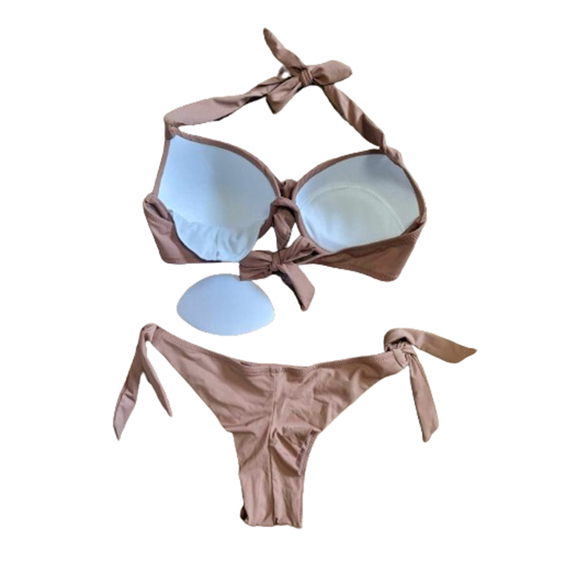 Dwuczęściowy wiązany strój kąpielowy M - obrazek 2