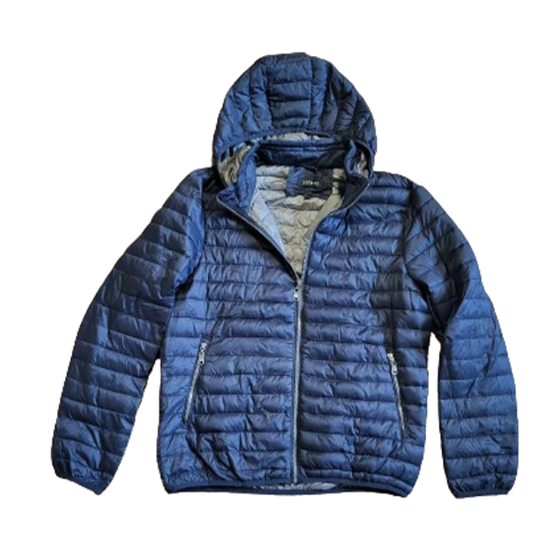 Kurtka pikowana z odpinanym kapturem L - obrazek 2