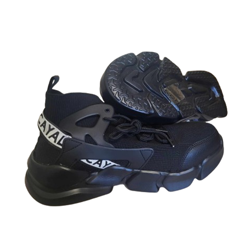 Męskie czarne buty robocze ochronne - obrazek 2