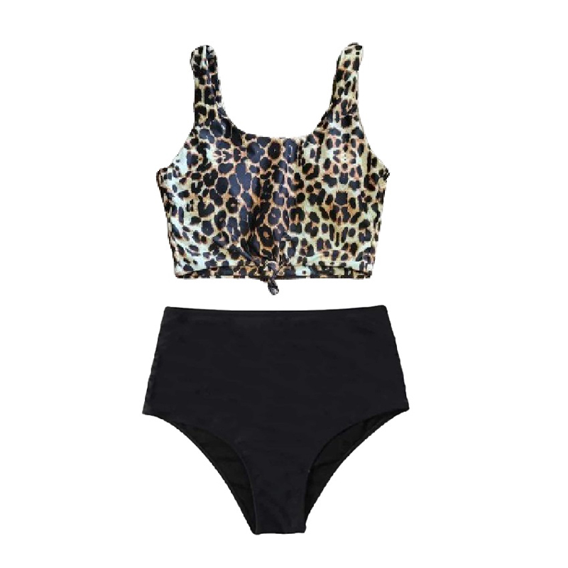 Strój kąpielowy dwuczęściowy panterka rozmiar S