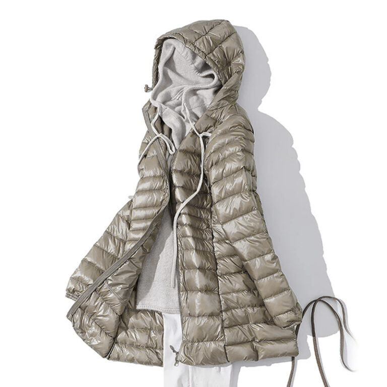 Damska ultralekka przenośna kurtka - obrazek 2