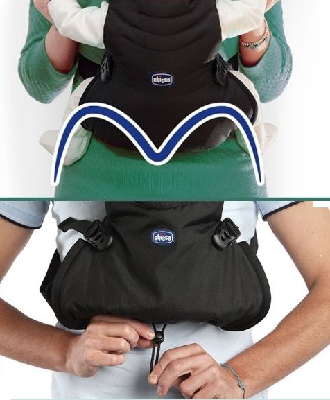 Nosidełko ergonomiczne w kolorze beżowym - obrazek 4