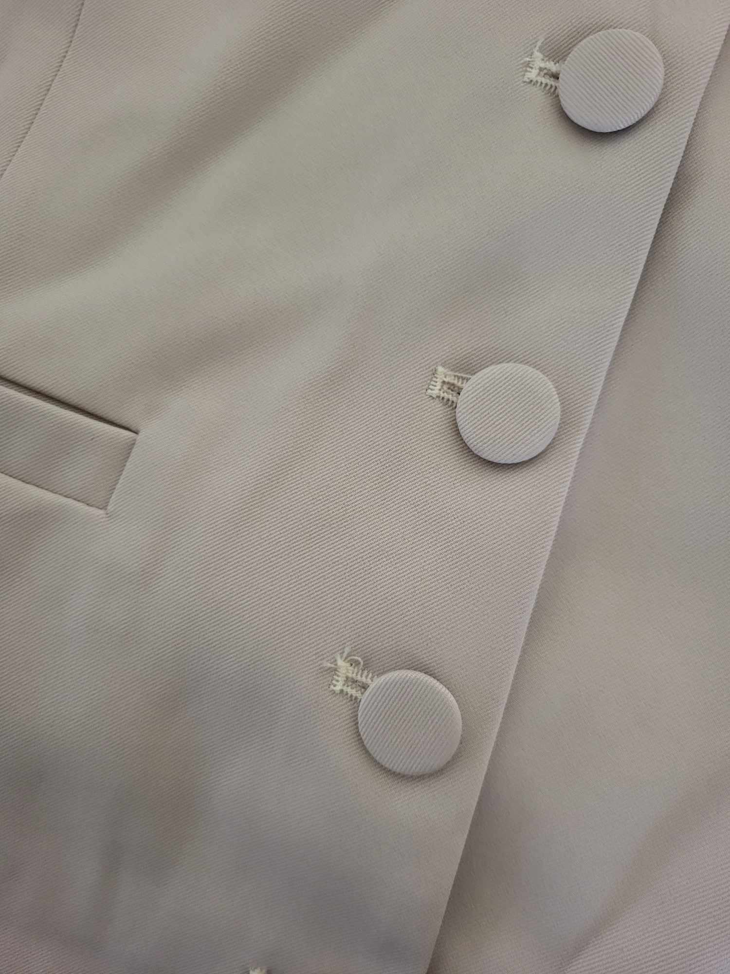 Damska kamizelka beżowa rozmiar L - obrazek 3