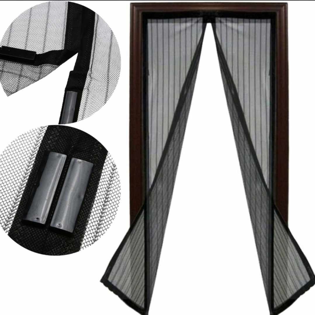 Moskitiera na drzwi z zapięciem na magnes 95x210cm - obrazek 5