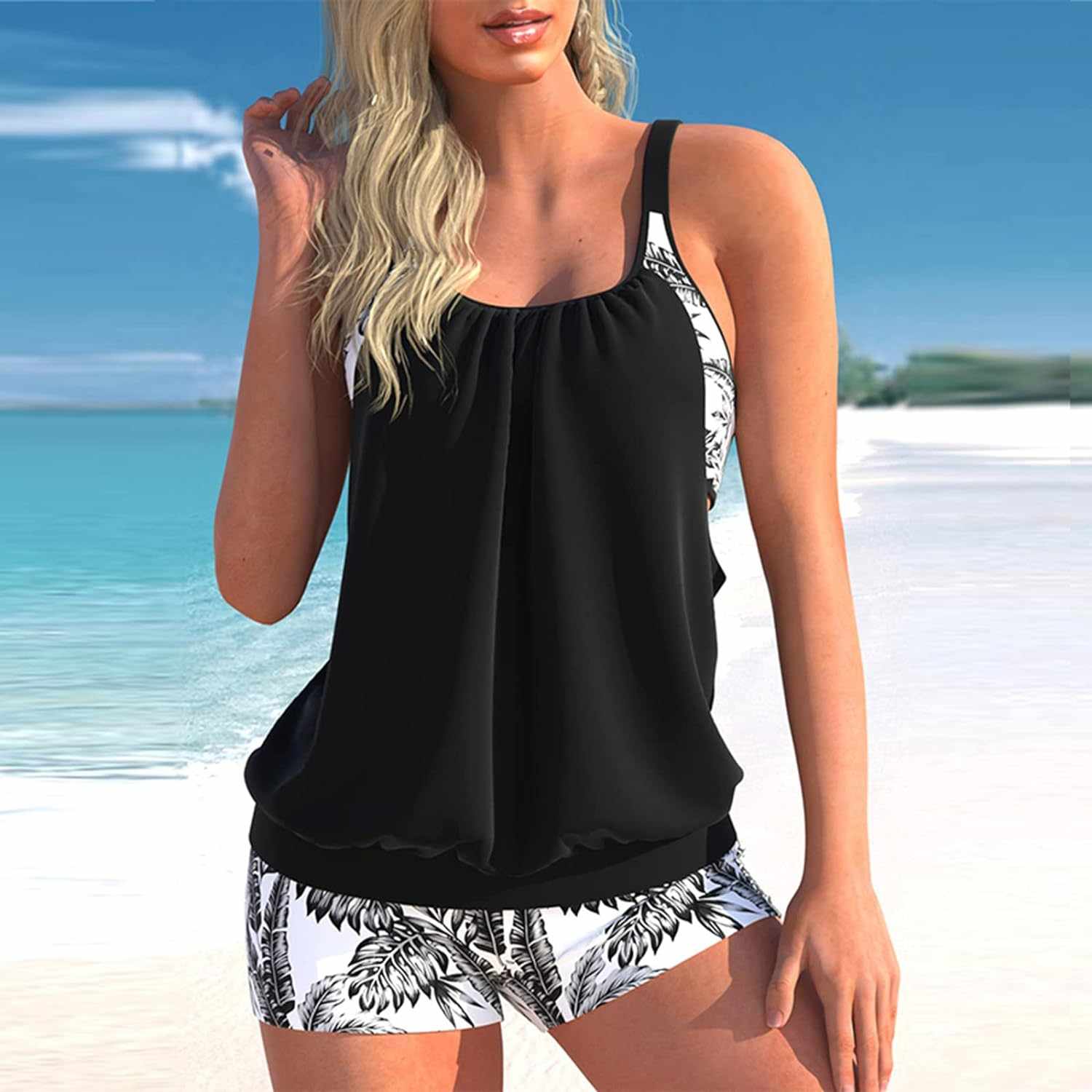 Damski dwuczęściowy strój kąpielowy rozmiar L - obrazek 2