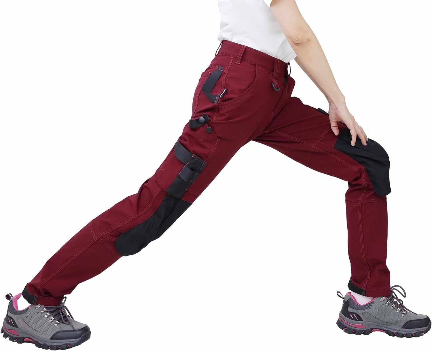 Damskie spodnie robocze Slim-Fit z wyściółką na kolanach - obrazek 3